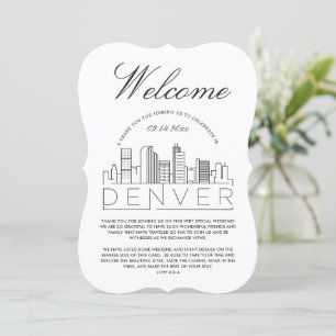 Invitation Bienvenue à Denver   Détails sur les invités