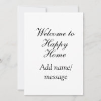 Bienvenue à la maison inauguration de la maison de