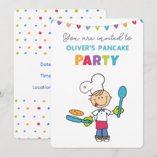 Invitation Bienvenue à l'invitation de la fête des crêpes