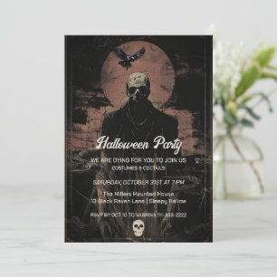 Invitation Bienvenue à l'invitation du Dead Halloween Party