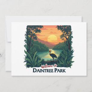 Invitation Bienvenue au Daintree National Australian Park