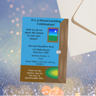 Invitation Bienvenue chez vous, ouverture des portes pour la 