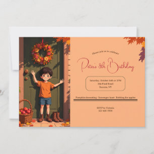 Invitation Bienvenue d'automne