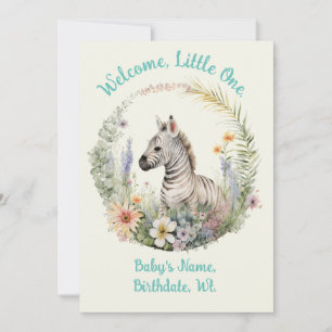 Invitation Bienvenue, petite naissance annonce/Fête de bébé