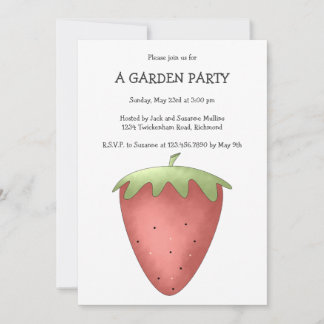 Invitation Bienvenue Printemps ・ Fraise