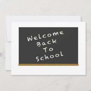 Invitation Bienvenue Retour À L'École