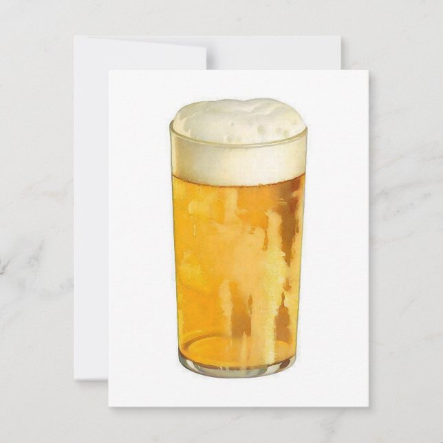 Invitation Bière - Cartes d'invitation Personnalis (Devant)