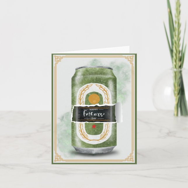 Invitation Bière fête des pères Card (Devant)