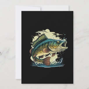 Invitation big-bass-fish-vecteur-dessin-T-shirt-big-bass-fish