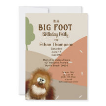 Big Foot / Sasquatatard fête d'anniversaire