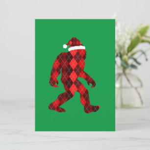 Invitation Bigfoot Noël - Drôle de Noël