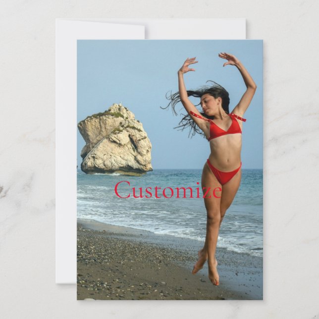 Invitation Bikini Model Dancing Thunder_Cove (Devant)