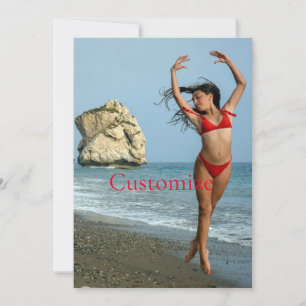 Invitation Bikini Model Dancing Thunder_Cove