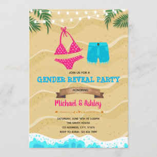 Invitation Bikini ou shorts d'un conseil d'administration inv