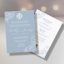 Bilingue Vietnamienne Peony Chanson Hy Dusty Blue