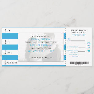 Invitation Billet de base-ball