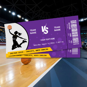 Invitation Billet de basket-ball Caitlin Clark WNBA #22