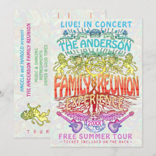 Invitation Billet de concert de la Musique de Réunion familia