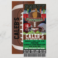Billet de jeu VIP personnalisé pour anniversaire d