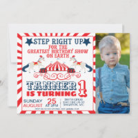 Billet de la Marine Blue Red Circus Photo Annivers