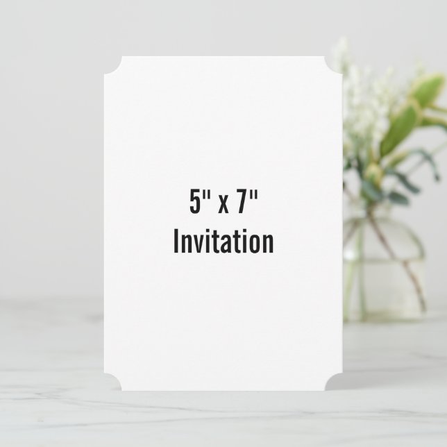 Invitation Billet de promotion de marque simple 5" x 7"  (Debout devant)