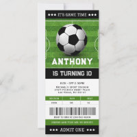 Billet Football Billet Anniversaire