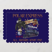 Billet personnalisé pour le Polar Express