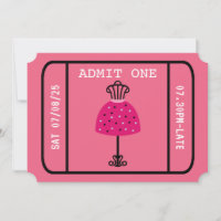 Billet pour la soirée de la fête de mode Glam pour