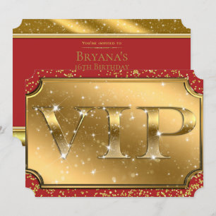 Invitation Billet pour l'événement de la soirée VIP Glam Spar
