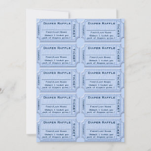 Invitation Billets de rousseur de couches