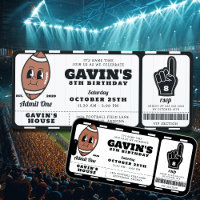 Billetterie de football Vintage Retro Sport fête d