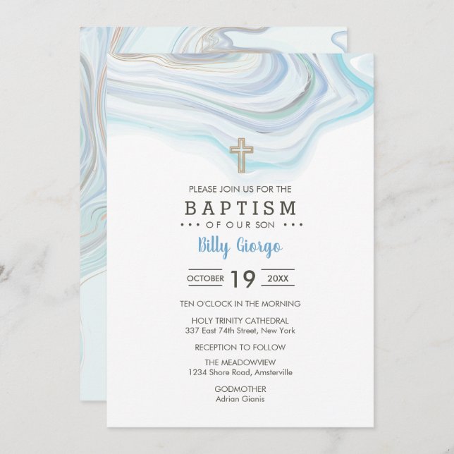 Invitation Billy 2 (Devant / Derrière)