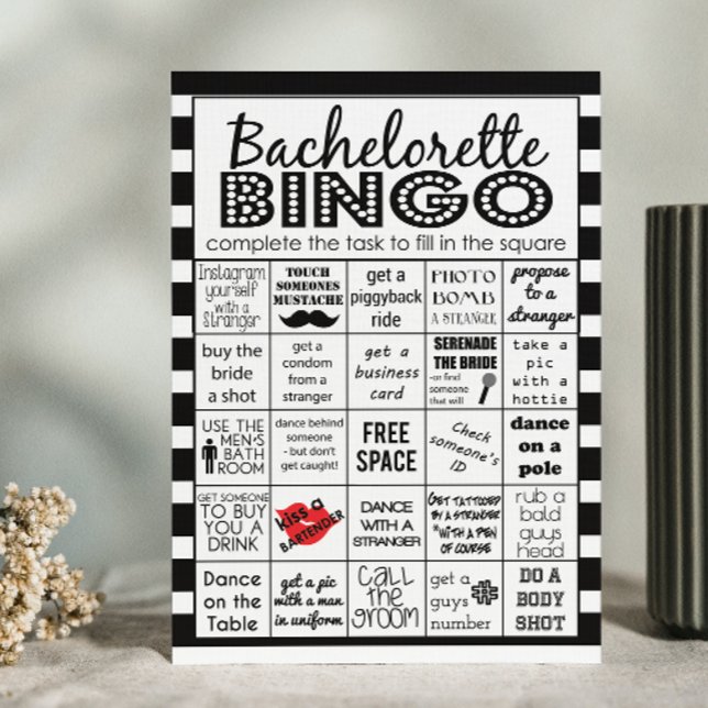 Invitation Bingo, Jeu De Fête, Défi (Créateur téléchargé)