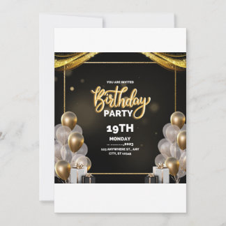 INVITATION BIRTHDAT 19E