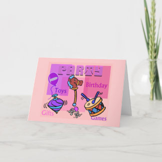 Invitation Birthday Party- Card