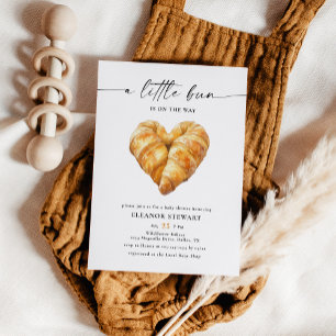 Invitation Biscuit au four Thème de cuisine Fête prénatale de