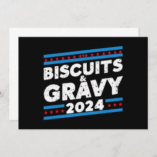 Invitation Biscuits et Gravy 2024 élection présidentielle
