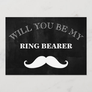 Invitation Black Chalkboard Tu Seras Mon Meilleur Homme ?