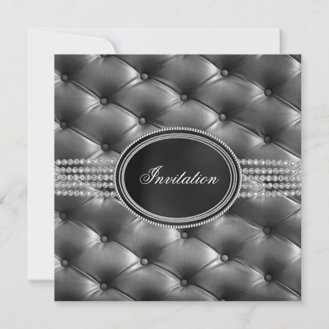 Invitation Black Diamond Cravate (Devant)