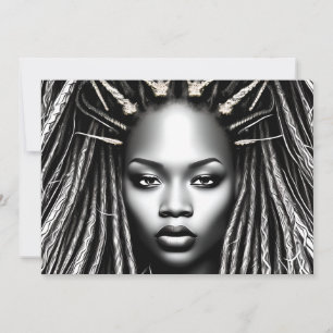 Invitation Black Girl Magic Anniversaire Sista Melanin Femme