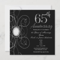 Black & Silver Diamond 65 Soixante-cinquième anniv