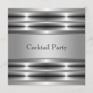 Invitation Black Silver Mans 30e anniversaire