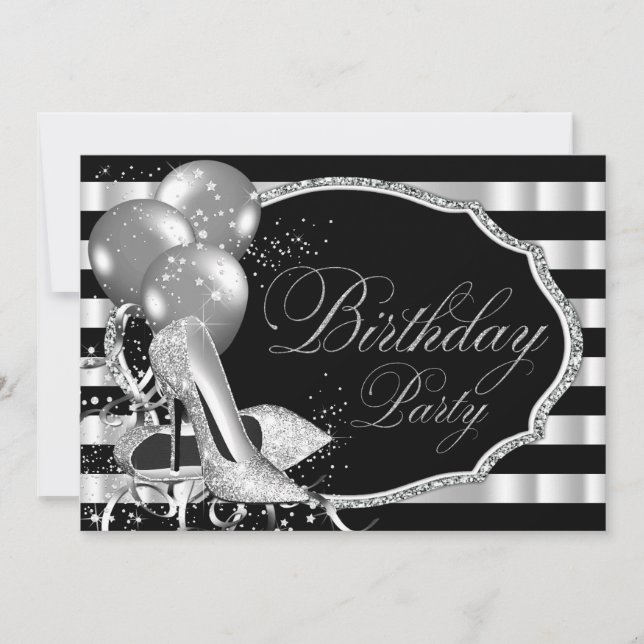 Invitation Black Striver Silver High Heures Anniversaire (Devant)