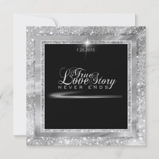 Invitation Black Tie Diamant (Devant)