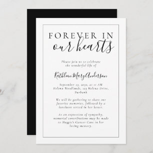 Invitation Black White Forever dans nos coeurs   Mémorial