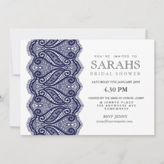 Invitation Blanc avec l'Invitation de la Fête des mariées en