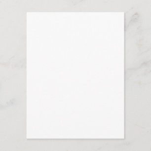 Invitation BLANC DE BASE 8 TAILLES