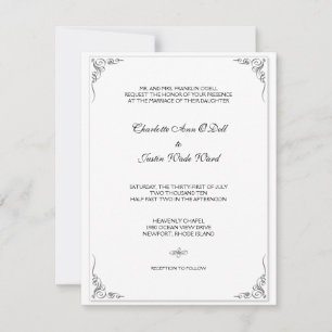 Invitation blanc fleuri;mariage marriage marriages