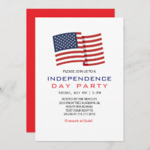 Blanc rouge et bleu 4 juillet Fête de l'Indépendan