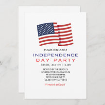 Blanc rouge et bleu 4 juillet Fête de l'Indépendan